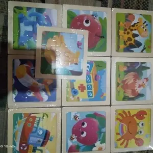 MAINAN ANAK PUZZLE  9 KEPING / MAINAN EDUKASI ANAK WOODEN PUZZLE 9 PCS Games kayu