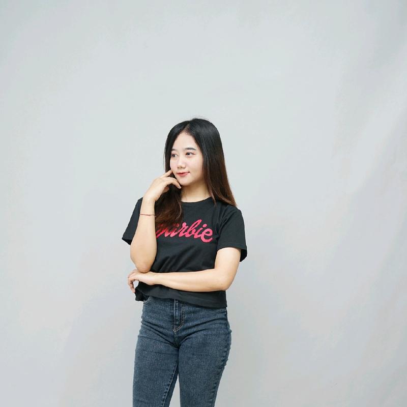 kaos crop top wanita lengan pendek 3