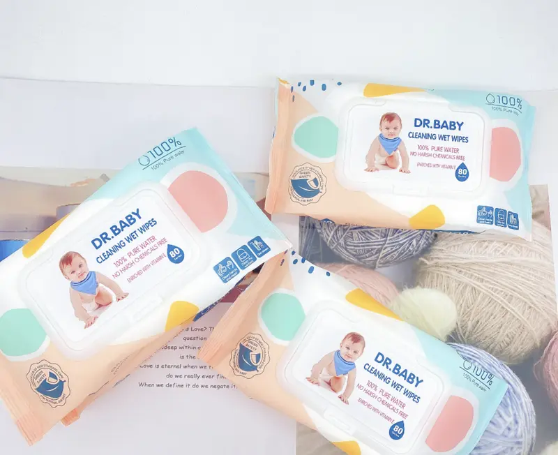 [TR] PROMO 6pack Tisu Basah Bayi 80 Lembar 100% Pure Water Cleaning Wet Wipes Tissue Bayi 4