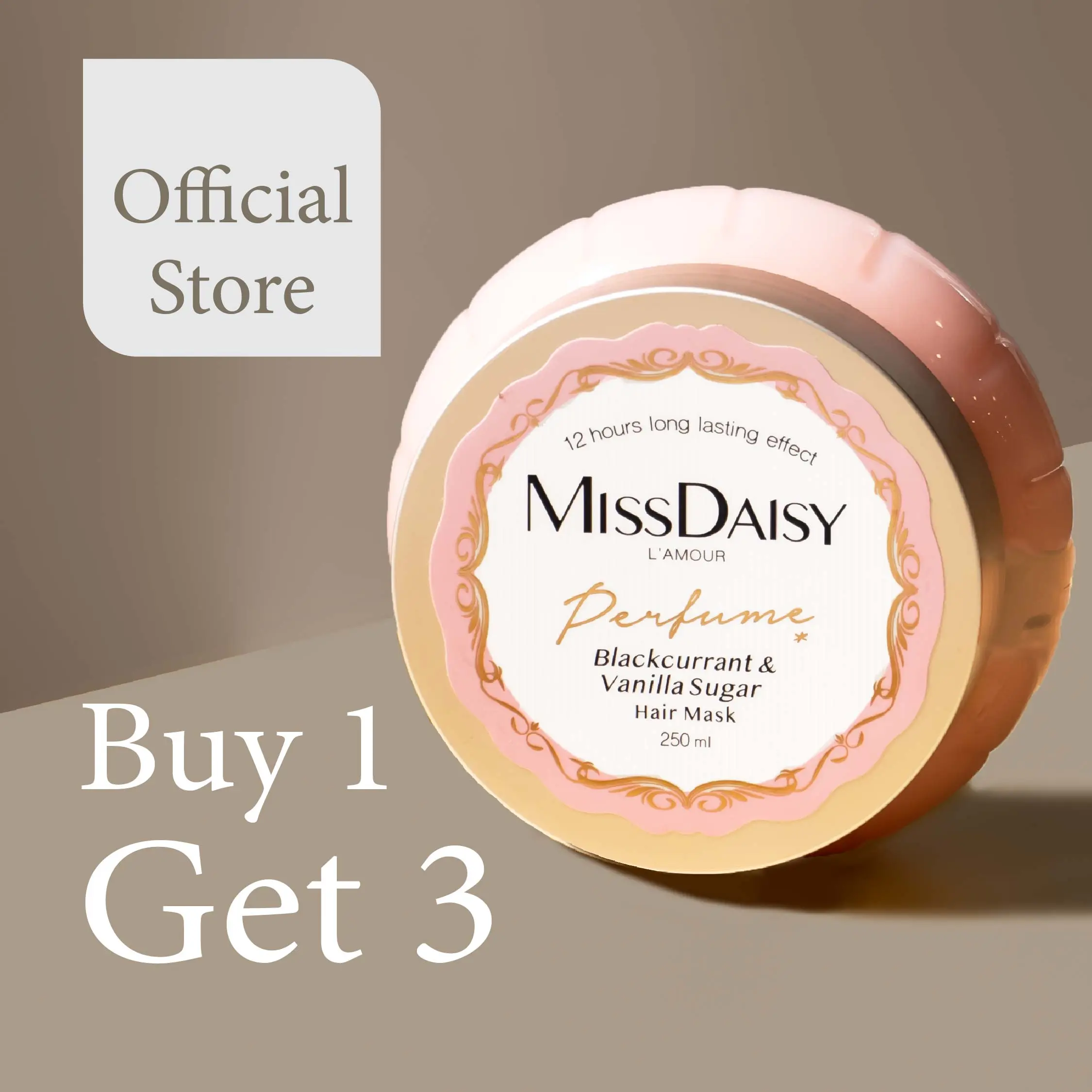 [Hair Mask] Miss Daisy Blackcurrant 250ml I Anti Kusam Bercabang Patah Wangi / More Hydrate than Conditioner / Perawatan