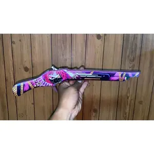 Mainan anak Free Fire kayu peluru karet SG RAPPER Tanpa kokang