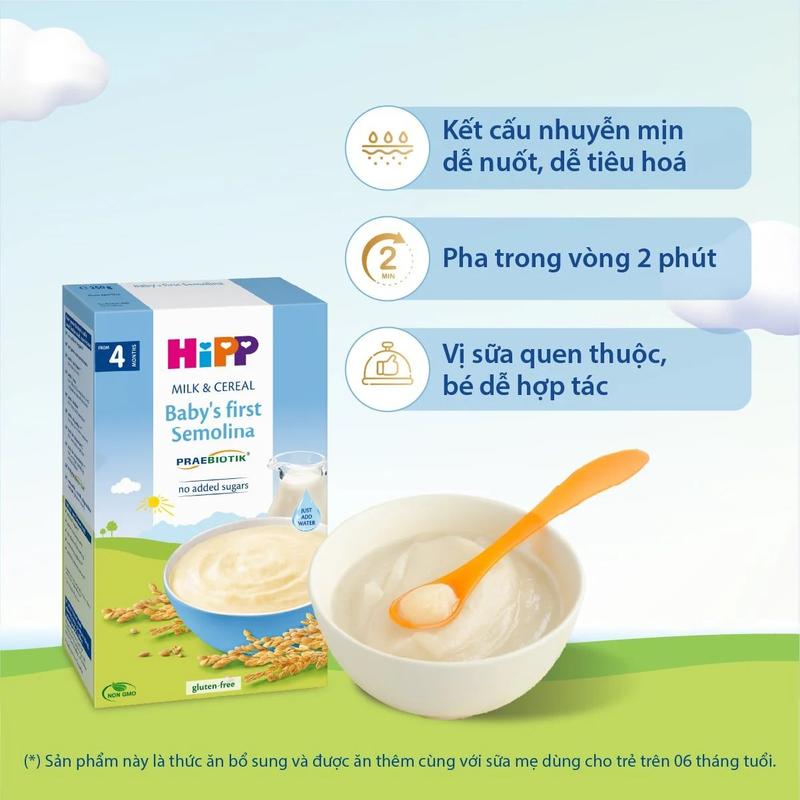 Bột Ăn Dặm HiPP Đủ Vị - Dinh Dưỡng Hữu Cơ Cho Bé