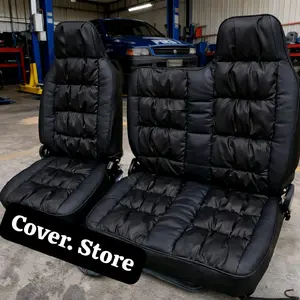 Sarung Jok Mobil Truk Canter/Dyna Dutro HT/Ragasa/HDL Isuzu Giga NMR71 Elep Macan NKR71 Traga Dill Donus Sarung Setir Car Full Busa Waterproof Bahan Lentur Lembut Tebal