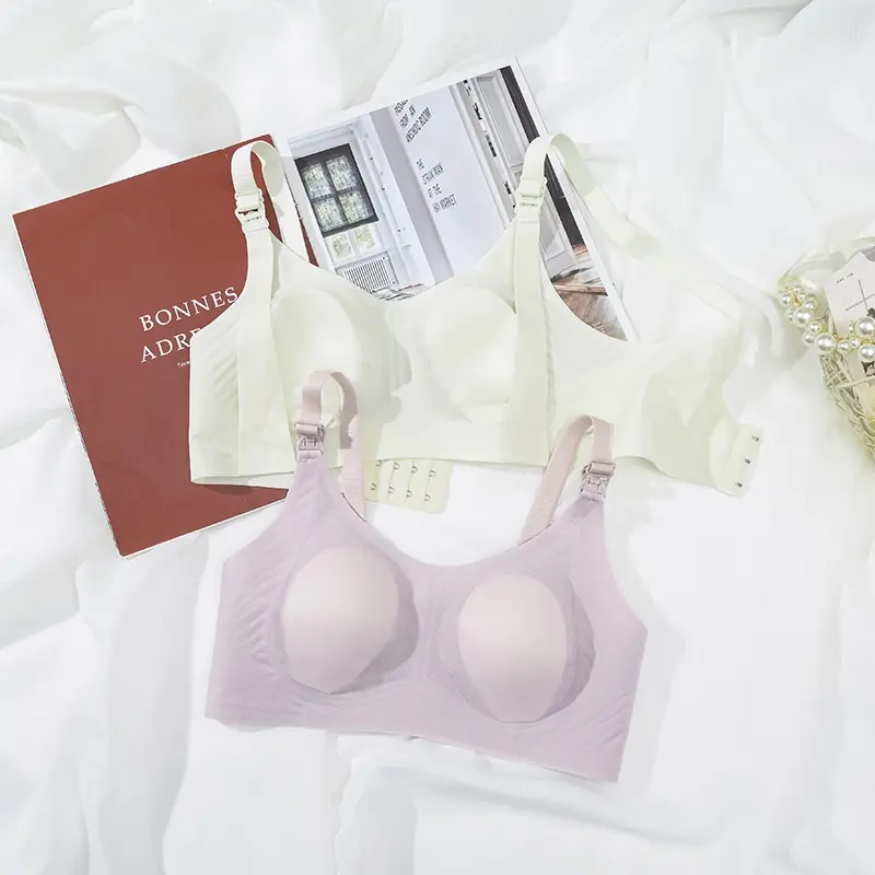 Bra Menyusui Tanpa Kawat Mulus Cup B/C Kait 3 Bra Sederhana Maternity 3