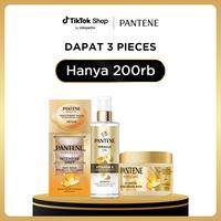 Gambar [200rb Get 3Pcs Treatment] - Pantene Hair Mask Jar 300ml + Miracle Oil 90ml + Mask Shot 12ml x4 - Treatment Perawaran Anti Rambut Rusak dan Kering dari P&G Store Kota Administrasi Jakarta Timur 1 Tokopedia