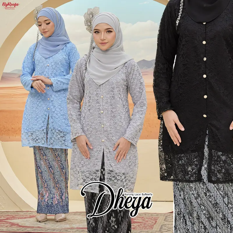 ByReefa Kebaya Lace BELLA Premium Lace with Lining Kai