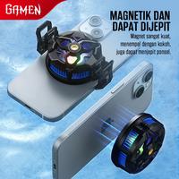 Gambar [LIVE EXCLUSIVE IBEN] GAMEN Radiator Fan Cooler GMR06 Heatsink Magnetic Mobile Phone Pendingin HP Super Cooling Fan Gaming Bahan Semikonduktor Mendinginkan dalam Sekejap Compatible Dengan Semua Tipe HP Original - Garansi 1 Tahun dari Gamen Indonesia Kab. Tangerang 5 Tokopedia