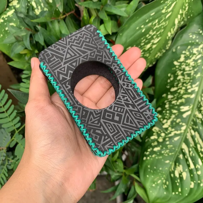 SLEEVE CASE M 200 HIJAU MOTIF BEXLUSIVE PREMIUM SLEEVE CASE COVER SLEEVE LEATHER FULLLASER 0