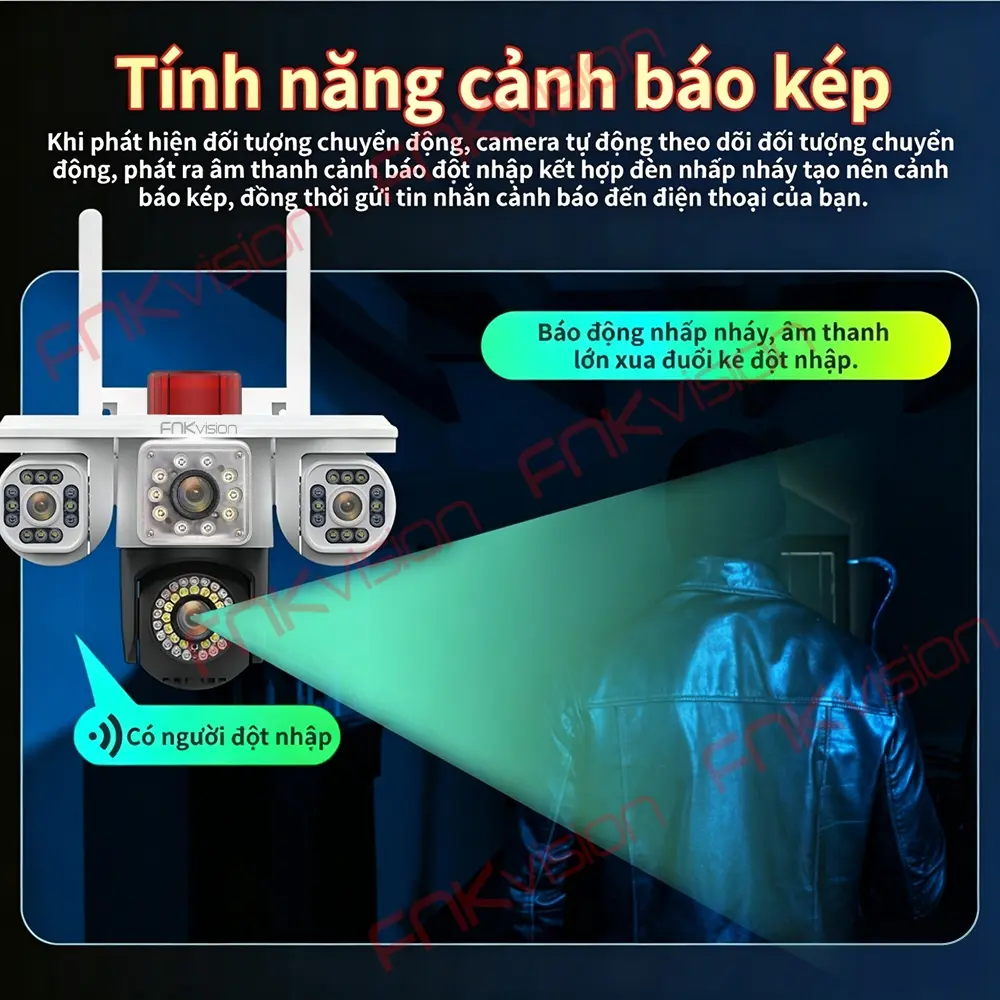 Khả năng xoay linh hoạt nhiều hướng của camera Yoosee