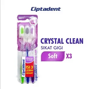 ciptadent sikat gigi soft luxury design isi 3