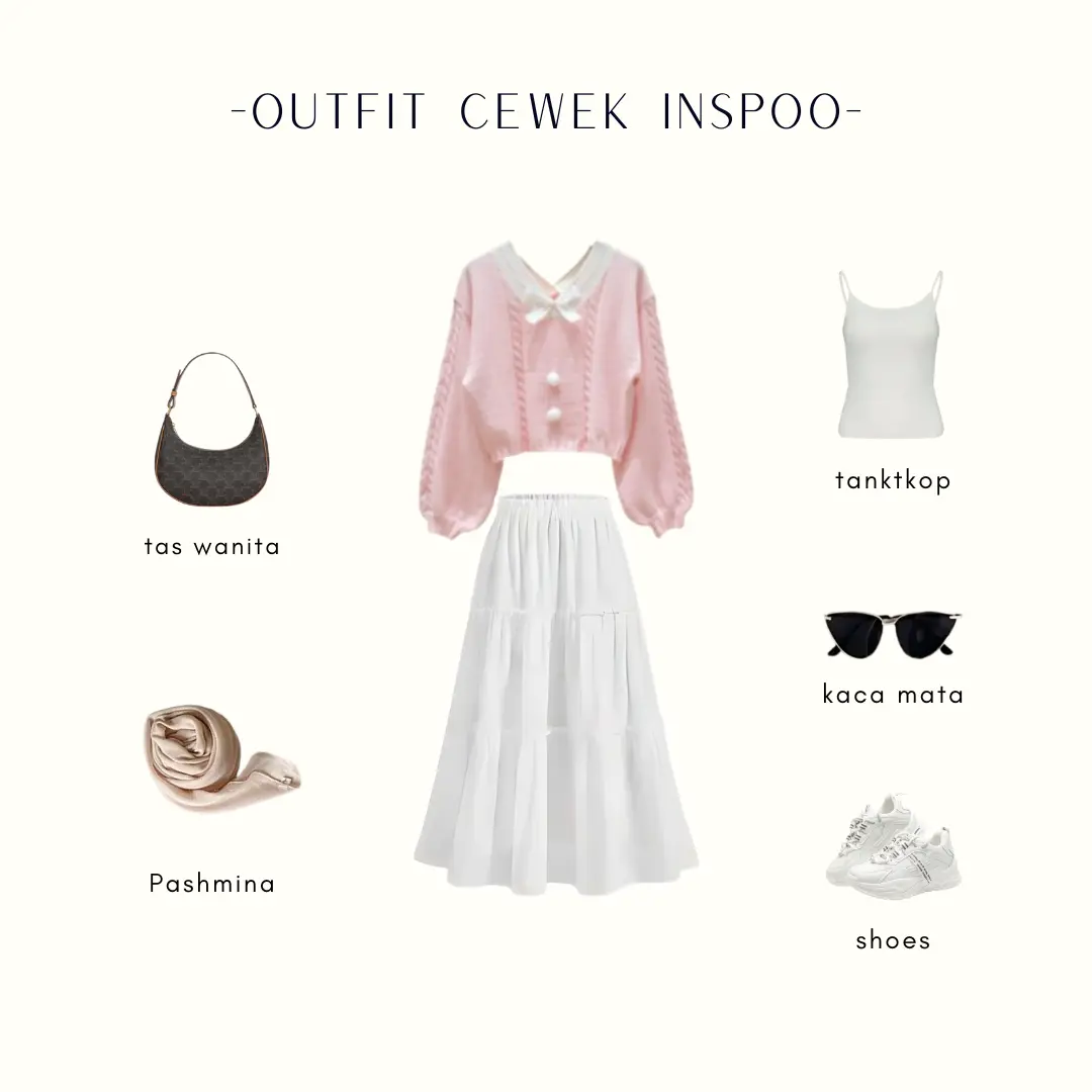 Setelan Outfit Anak Perempuan Terbaru Paket Murah ( Hijab + Iner + Sweater + Rok ) Korean Style  OOTD Hijab 4in1 - CL122 Baju Wanita Remaja Atasan Cewek