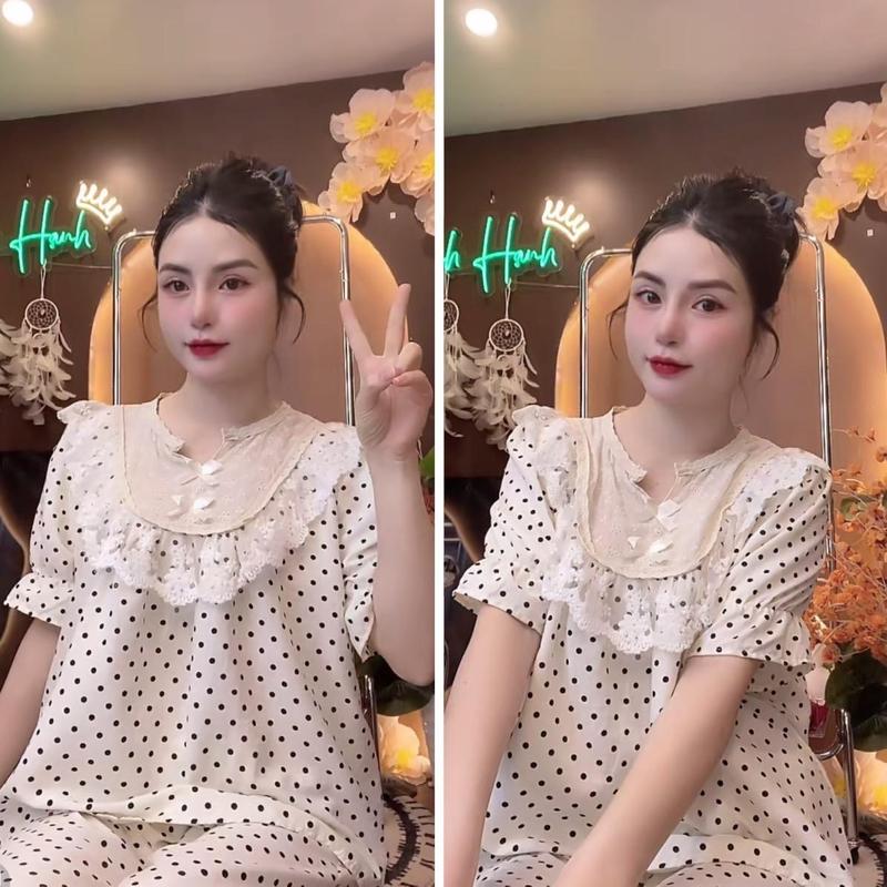 Bộ Quần Áo Nữ Tay Cộc Quần Dài - Mã M59