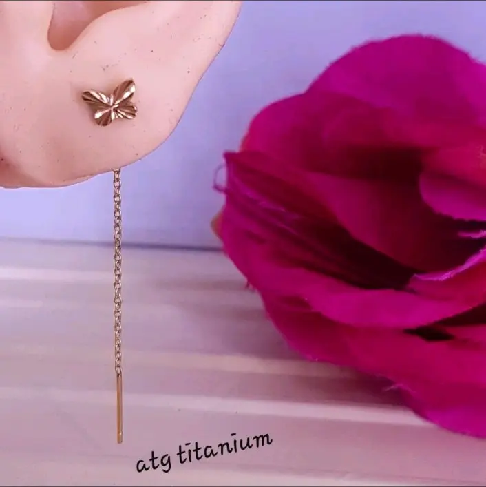 Anting Titanium Juntai style Korea, anting wanita 4