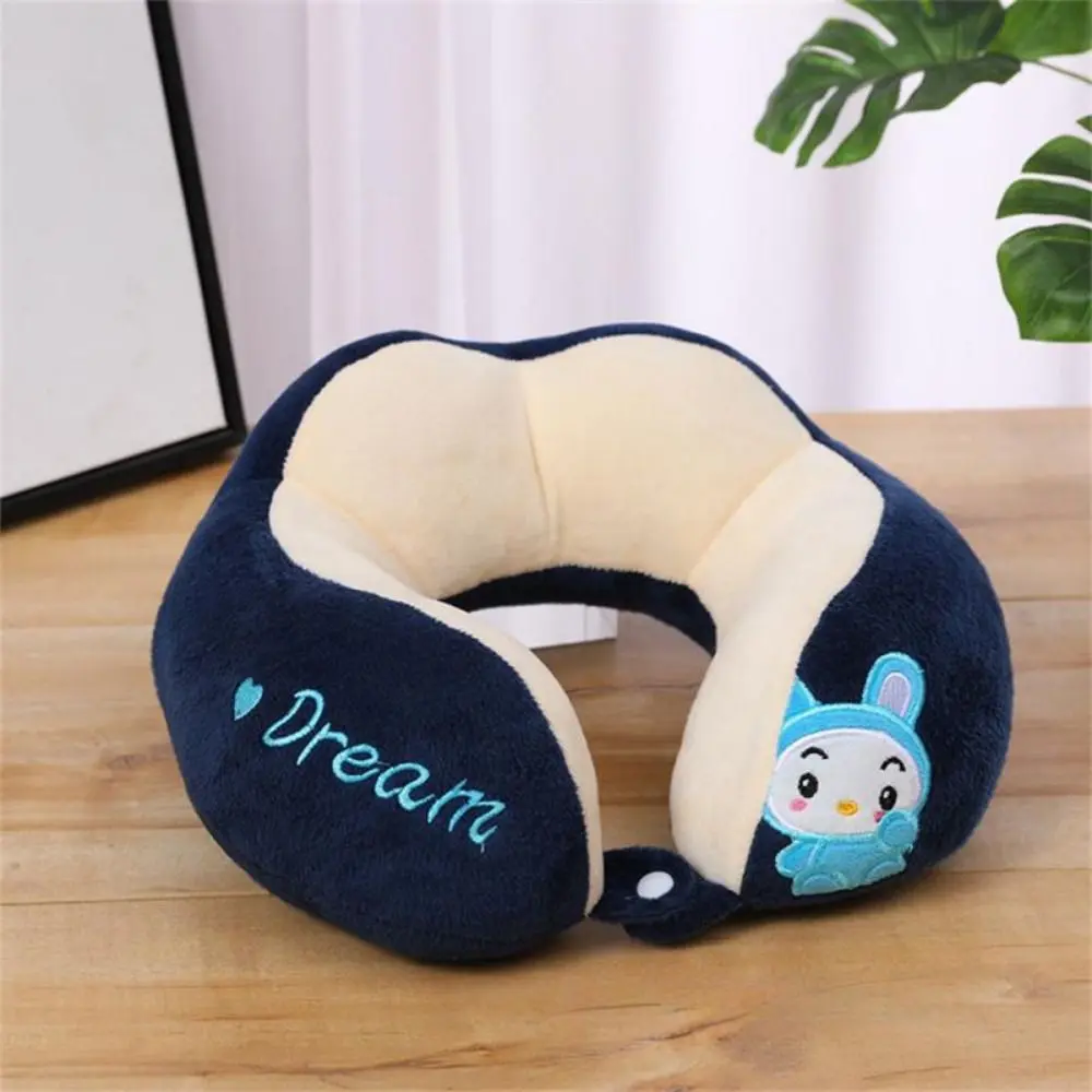 Bantal Berbentuk U, Boleh Dicuci, Baharu, Perlindungan Leher Boleh Ditanggalkan, Bantal Tidur Kereta, Bantal Sandaran Kepala Isi Rumah, Bantal Leher