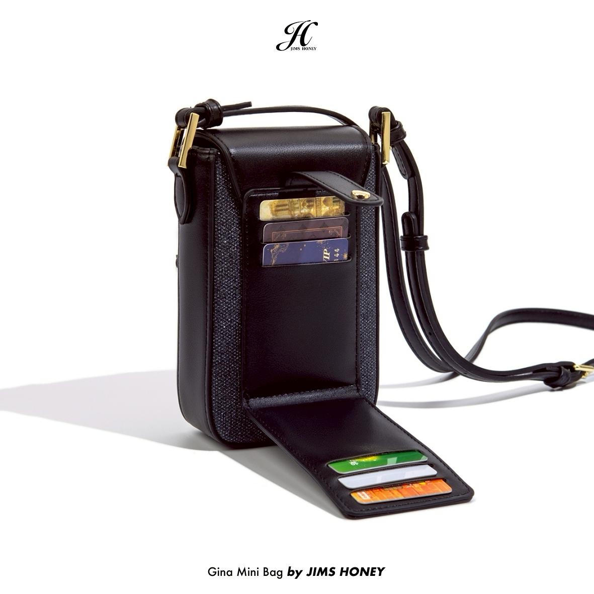 JIMS HONEY GINA MINI BAG  Tas Selempang Slingbag Cewek Jimshoney Trendy Elegan Kulit
