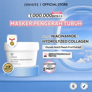 ISWHITE Brightening Ultimate Body Mask 70gr Pencerah Tubuh Body Mask