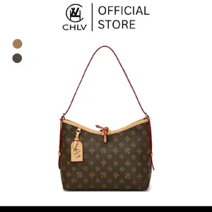 CHLV Motif huruf klasik,model lama tas tangan klasik,bisa digunakan  untuk bepergian atau kerja