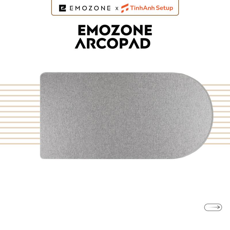DeskMat Emozone ArcoPad bản lớn 900x400 Mouse pad tấm lót chuột trải bàn chống trầy xước ố bẩn cao cấp dày 4mm