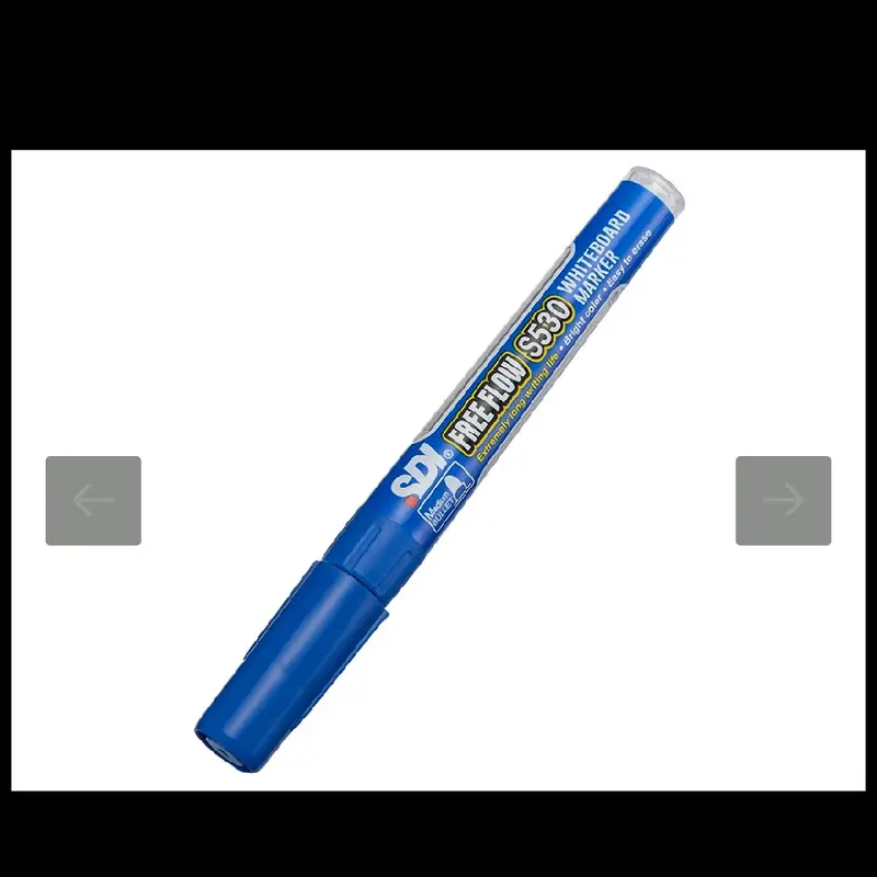 SPIDOL WHITEBOARD MARKER / SPIDOL BOARDMARKER / SPIDOL PAPAN TULIS / SPIDOL BISA DIHAPUS MERK SDI FREEFLOW S530 GRATIS 1 REFILL WARNA HITAM, BIRU DAN MERAH 7