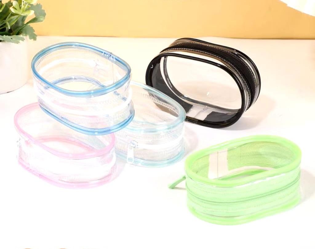 Cartmax - Dompet Mini Penyimpanan Kabel Charger Headset Pouch Travel Transparan Portable Mini Bag