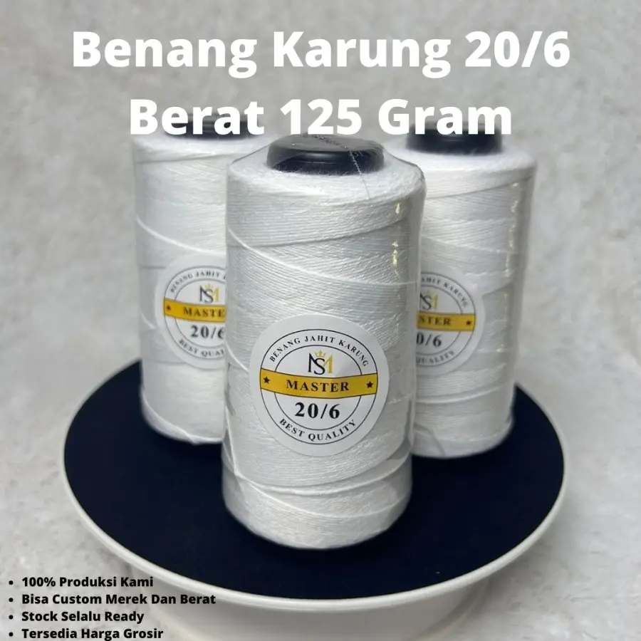 Benang Jahit Karung 20/6 ( 150 Gram & 125 Gram )