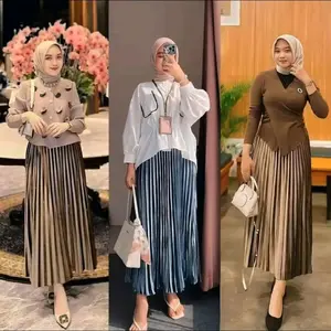 ROK BLUDRU MIDI DAN PANJANG BLUDRU IMPORT PREMIUM TEBAL MEWAH WANITA DEWASA KEKINIAN