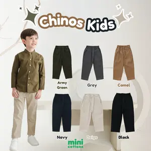 MINI COTTONS Chinos Celana Panjang Anak Laki laki Fashion