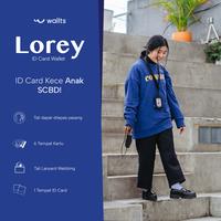 Gambar Wallts Lorey -  dompet Lanyard kanvas  kartu Dan uang Name Tag Id Card Pria Wanita - Maroon dari Wallts Kota Bandung 3 Tokopedia