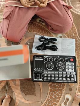 Product Review of Bonkyo F999 sound card + Headphone Berkabel dengan pemantauan peralatan audio set lengkap mikrofon sound card TIKTOK bernyanyi ponsel mixer khusus rekaman lagu K profesional[COD] from R**y B** 0