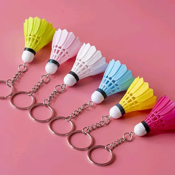 10 Pcs Gantungan Kunci Shuttlecock | Kok Badminton Bulutangkis