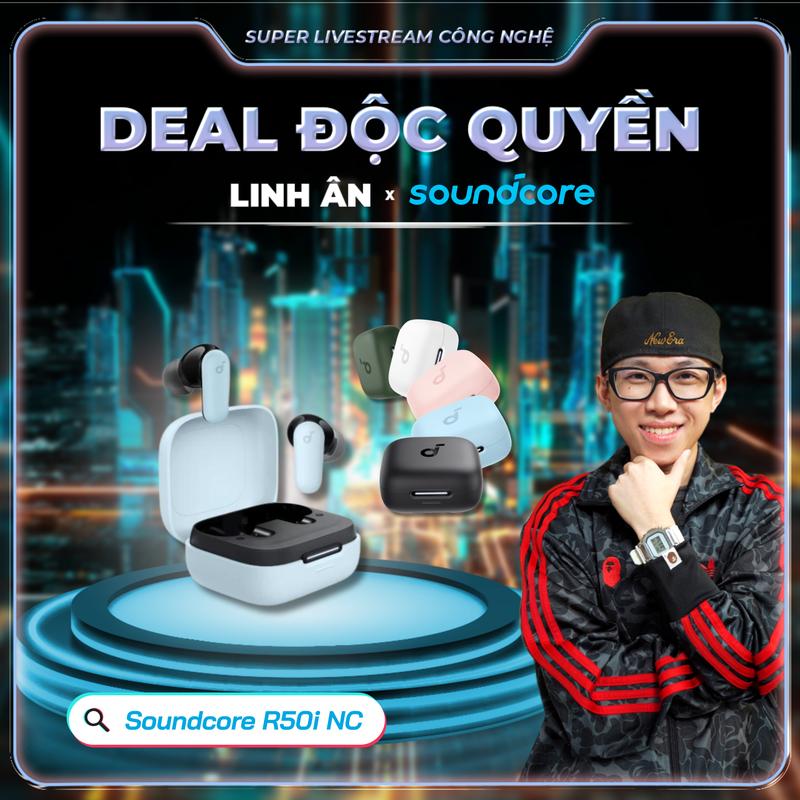 [soundcore x Linhan] R50i NC Tai nghe không dây True Wireless Earbuds Chống ồn Bluetooth Tai nghe không dây có mic Nhét Tai Nghe Nhạc