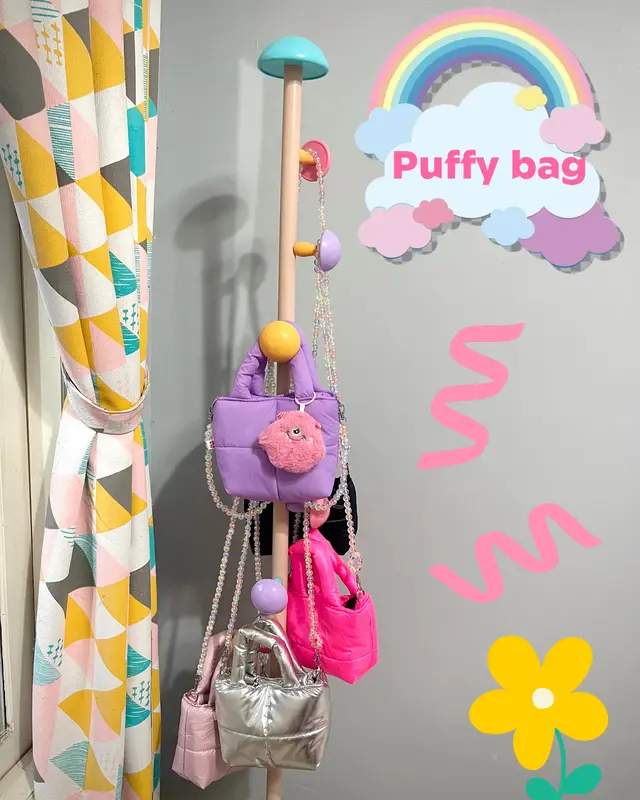 Puffy bag mini tas slempang wanita 6