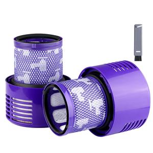 ダイソンV10 (SV12) フィルター,ダイソン Cyclone V10 Fluffy (SV12 FF LF AM) 掃除機と互換性がある,ダイソン 掃除機 フィルター,クリーニングブラシ1本付き(アメリカ版)