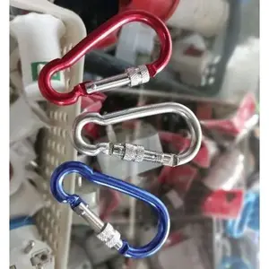 CARABINER 6MM ALUMUNIUM PANJANG 80MM