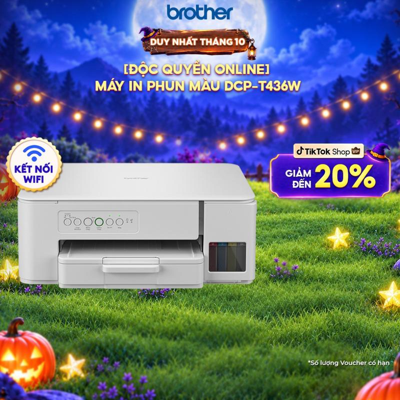 Máy in phun màu đa năng Brother DCP-T436W