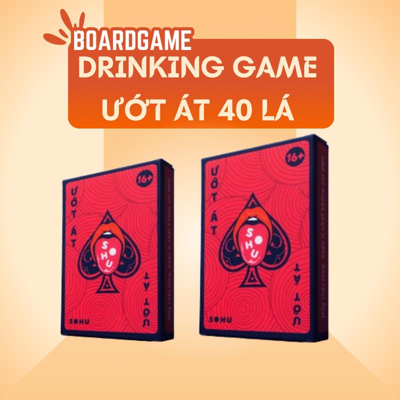 Bộ bài drinking game Ướt Át chau anh toys cho cặp đôi hẹn hò, đi chơi 40 lá Thẻ Bài Cards