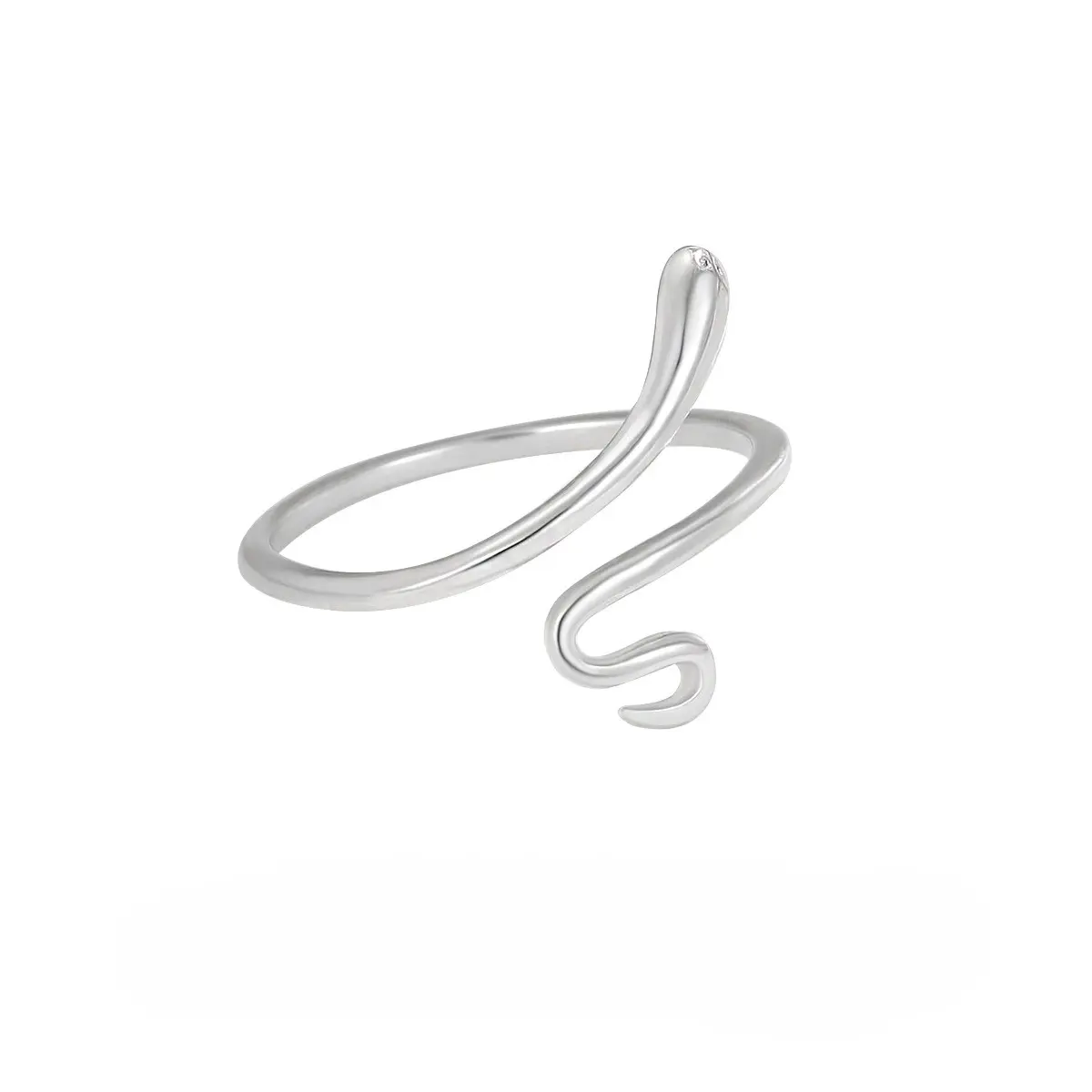 Nhẫn Serpentine, Bóng, Thiết Kế Độc Đáo Trang Sức Thanh Lịch, Nhẫn Trang Sức