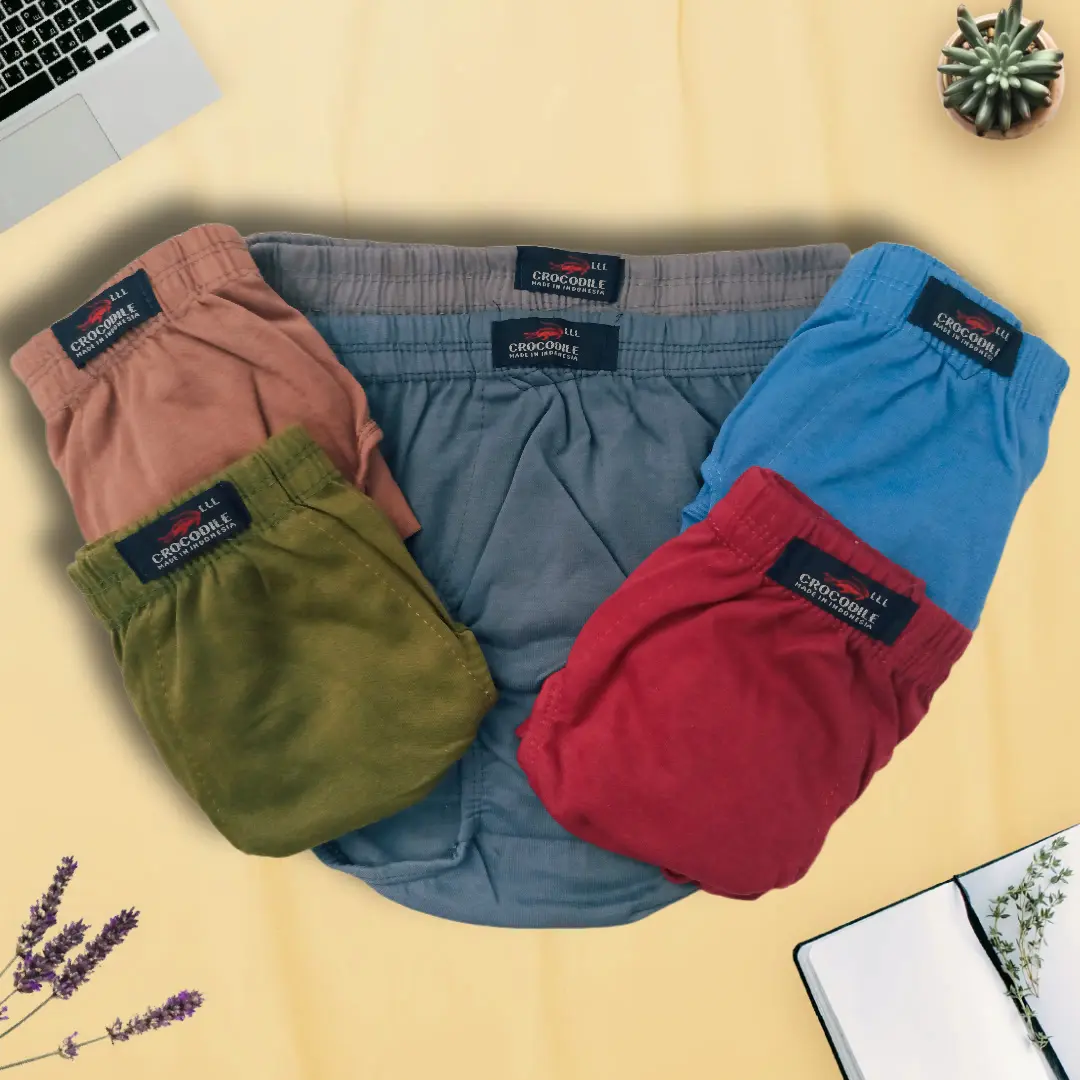 ( 3 & 6 PCS ) Celana dalam pria SIVATEX / Sempak Boxer cowok Size M L XL XXL/LLL Katun  Nyaman Simple Dewasa