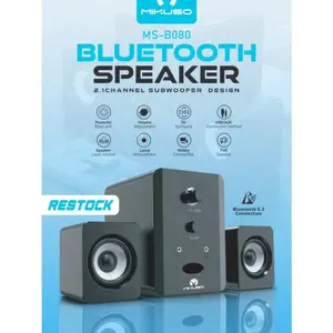 MIKUSO MS-B080 Speaker Bluetooth 2.1 Channel Subwoofer Powerfull Bass