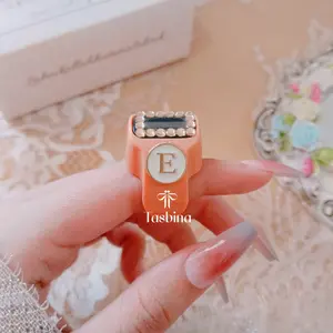 Marsya Tasbih Digital Cincin Cantik Tombol Huruf Inisial Muslim Haji Umroh
