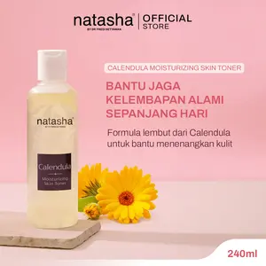 Natasha Calendula Moist Skin Toner 240ml - Toner Wajah Alami & Berkualitas untuk Kulit Lembut & Sehat