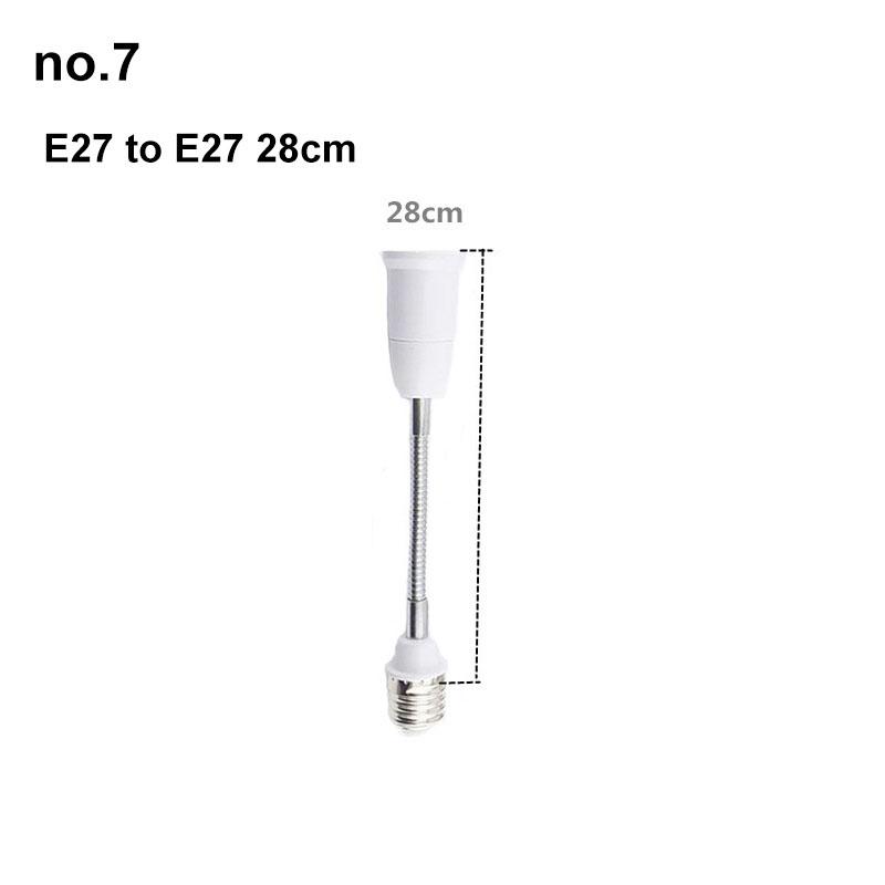 Product Introduction of E27-E27 Adapter Flexible AC E27 To 2 E27 bulb Base power Socket plug Converter LED Light Lamp  Extender Holder  SGK 104