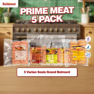 [SPECIAL CICAHAYA BUNDLING ISI 5 PACK] 5 Variant Sosis Grand Belmont Premium 250gr/pack