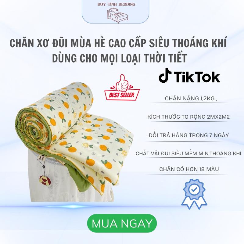 Chăn đũi đậu nành mùa hè cao cấp xuất Nhật 2mx2m2,nặng 1,2kg giặt máy thoáng khí hơn 18 màu DUY TÌNH BEDDING