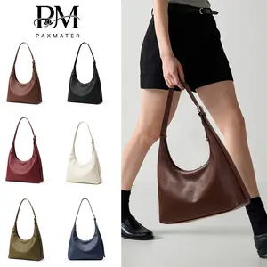 PaxMater Tas selempang wanita Tas selempang kulit PU selempang dapat disesuaikan ringan dan praktis ala Korea kualitas estetis asli