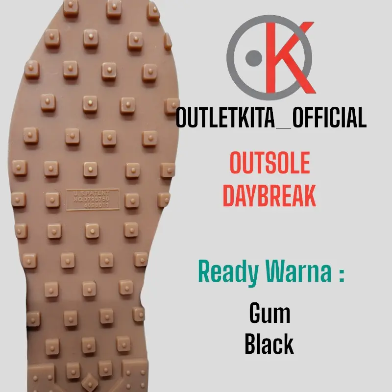 Outsole Sepatu Daybreak Sacai tapak kasut 3