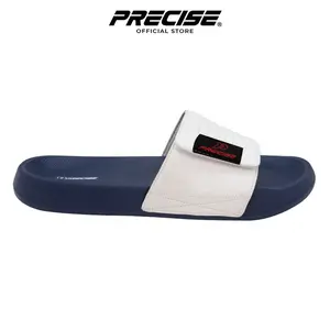 Precise Quilon JT Sandal Selop Sandal Slide Anak - White/Navy