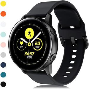 Correa de reloj de silicona (solo correa), 1 pieza de correa de reloj de repuesto para Samsung Galaxy Watch 3 4 5 7, Huawei GT y Xiaomi Smart Watch, Correa de reloj moderna para uso diario, Wearable
