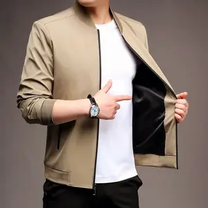 Jaket Bomber Moca Anti Air Pria Korea Terbaru