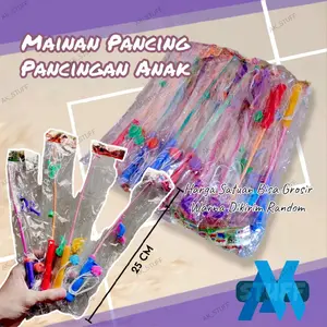 Mainan Pancing Magnet Anak Bahan Plastik Mini Kecil 1PCS Satuan Mainan Jadul Mainan Murah Mainan Eceran Mainan Titip Warung